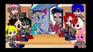 bnha react to star forces of evil [upl. by Norbel]