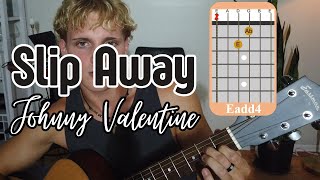 slip away  slowed EASY guitar tutorial [upl. by Kcyrred]