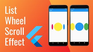 Flutter ListWheelScrollView  Horizontal List View  Customizable [upl. by Stulin646]