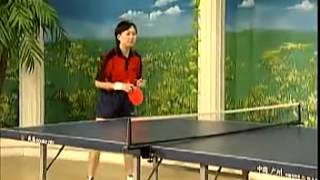 直拍 前沖弧圈球 forehand accelerated loop penhold tranining table tennis [upl. by Demetre]