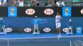 Marin Cilic vs Andy Roddick Australian Open QF 2010 part 2 [upl. by Ailbert]