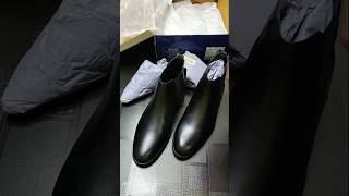 Red Tape Men Black Leather Chelsea Boots redtape chelsea boots myntra unboxing shorts [upl. by Jordans]