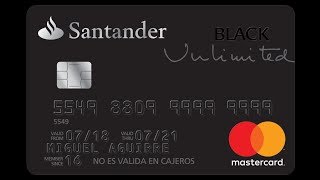 Ventajas Y Desventajas de La Tarjeta Black Unlimetd Santander [upl. by Hescock]