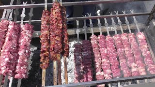 BBQ Festival Fish Pork Beef Burgers Skewers Sausages Italian Street Food [upl. by Horgan870]