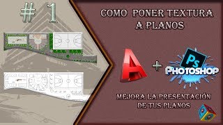 COMO APLICAR TEXTURAS A PLANOS EN PHOTOSHOP [upl. by Acihsay236]