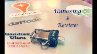 SanDisk ULTRA DUAL DRIVE M30  SanDisk USB OTG pendrive  MMID BD  Unboxing and Review [upl. by Mcallister]