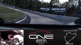 Onboard MercedesAMG ONE  Record Drive at Nürburgring Nordschleife [upl. by Rundgren]