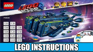 LEGO 70839 Instructions  The Rexcelsior  The LEGO Movie 2 [upl. by Oivat]