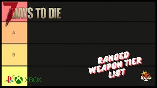 Ranged Weapon tier list l 7 Days to Die [upl. by Elyk]