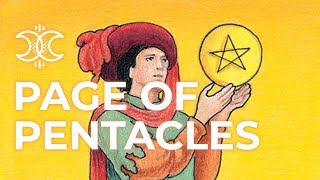 Page of Pentacles 🌱Quick Tarot Card Meanings 🌱Tarotcom [upl. by Nuhs]