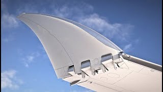 Boeing 777X folding wingtips [upl. by Ahcropal368]