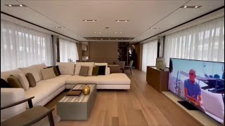 Ferretti Yacht 1000 ecco lammiraglia esposta al Salone Nautico di Venezia [upl. by Lanctot]