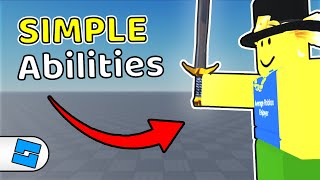 HOW TO MAKE SIMPLE SWORD ABILITIES IN ROBLOX STUDIO 2023 [upl. by Nyleek]