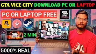 Gta Vice City Download Pc  How To Download And Install Gta Vice City in Pc amp Laptop  Gta Vice City [upl. by Cailly994]