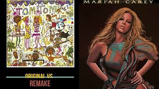 MARIAH CAREY  FANTASY  TOM TOM CLUB  GENIUS OF LOVE PICK076 ORIGINAL VS REMAKE [upl. by Udenihc126]