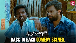 Sundarapandian  Back to Back Comedy Scenes  Sasikumar  Soori  Lakshmi Menon  Sun NXT [upl. by Akeenat]