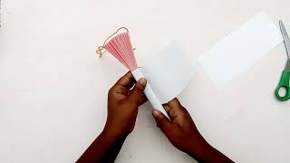 Faire un éventail pliable paper craft diy papercraft [upl. by Riva]