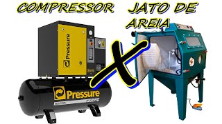 JATO DE AREIA ENTENDA COMO FUNCIONA QUAL O MELHOR COPRESSOR [upl. by Yarw]