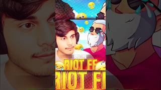 RIOTFFOFFICIAL ke sath kya hoo gaya 🥺 shorts freefire [upl. by Naitsirc]