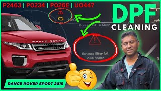 Range Rover Sport 30 DPF Cleaning  Unblock Diesel Particulate Filter P2463  P0234  P026E NOX 💥🫵 [upl. by Haduhey]