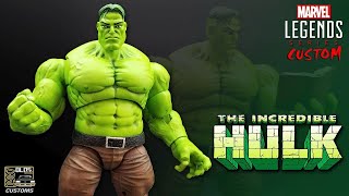 Custom Marvel Legends MergedSmart Hulk  Professor Hulk  Action Figure Review [upl. by Mireille]