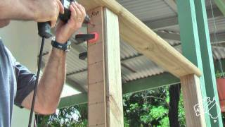 DIY Installing System C Stainless Wire Balustrade  Saddles as anchor points [upl. by Eimme363]