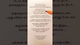 Machan Peru Madurey Song Lyrics in Tamil  Tamil Song Lyrics  Madura  Vidyasagar  Vijay [upl. by Voltmer]