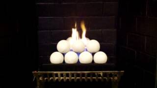 Rasmussen Alterna FireBalls Vent Free Gas Logs [upl. by Cavill484]