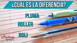 🖊️ 🖋️ DIFERENCIAS ENTRE BOLÍGRAFO ROLLERBALL Y PLUMA ESTILOGRÁFICA [upl. by Lira]