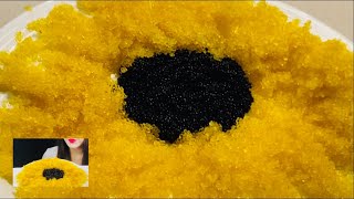 ASMR “SUNFLOWER” TOBIKO EGGS “해바라기” 날치알 먹방 Telur ikan terbang Trứng cá bay ไข่ปลา [upl. by Adla]