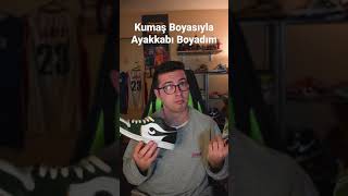 Kumaş Boyasıyla Ayakkabı Boyadım [upl. by Aihc986]