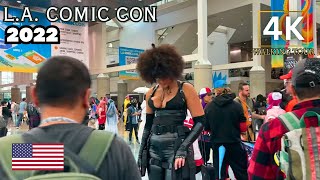 LA Comic Con 2022 Los Angeles California 🇺🇲USA Walking Tour  4K [upl. by Eyak]