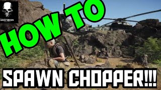 Ghost Recon Breakpoint  HOW TO SPAWN HELICOPTERSVEHICLES [upl. by Sheridan429]