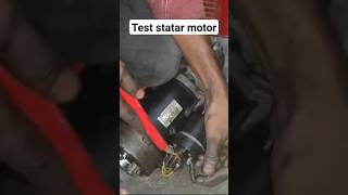 starter motor testing shorts [upl. by Oicneconi]