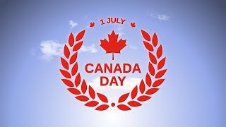 Canada Day  eCard animation  Flyby Landmarks [upl. by Trent]