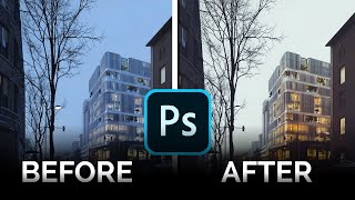 Post Production 007  Postproduction process for Exterior Rendering  4pixos Academy [upl. by Neeneg]