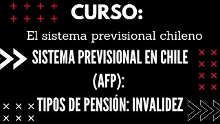 Sistema Previsional en Chile AFP Tipos de Pensión Invalidez [upl. by Leohcin972]