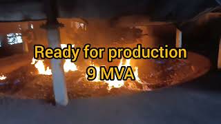 9 MVA Furnace Ferro alloys Shell repairing complete sub murg arc furnace [upl. by Mechelle]