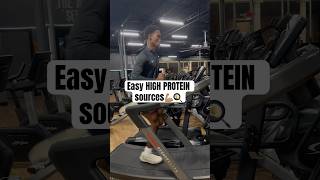 EASY HIGH PROTEIN SOURCES🍗highprotein healthyeating fitness healthtips nutritiontips [upl. by Irrot]