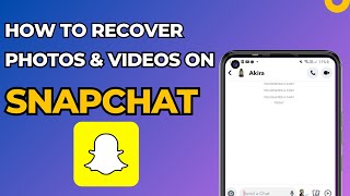 How To Recover Deleted Photos amp Videos From Snapchat Ways To Restore Deleted Snaps On Snapchat [upl. by Ydisahc855]