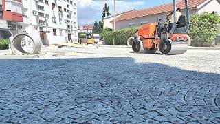 Vrsimo ugradnju svih vrsta prirodnog kamena postavljanje granitne kocke zidanje kamenom 0641111919 [upl. by Treboh549]