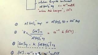 Ph de début de précipitation Equilibres chimiques de solubilité [upl. by Fai]