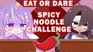 EAT OR DARE Spicy Noodle Challenge with LexiBerrySexi [upl. by Evilo]