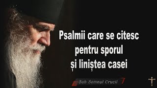 Psalmii care se citesc pentru sporul si linistea casei [upl. by Amhser]