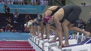 Womens Swimming 50m Freestyle  SemiFinals  London 2012 Olympics [upl. by Farrell]