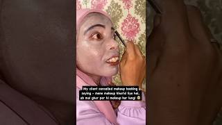 Unnatural makeup youtubeshorts worstmakeup bestmakeupguide iwrongtonefoundation bhulbhulaiyaa3 [upl. by Emmerie500]