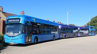 Buses in fareham 2024 [upl. by Icats]