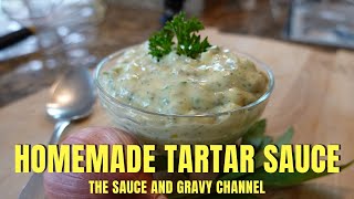 French Style Tartar Sauce  How to Make Tartar Sauce  Tartar Sauce Recipe  Tartar sauce Homemade [upl. by Billy]