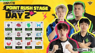 HI FFWS Global Finals 2024  Point Rush Stage Day 2 [upl. by Anertal]