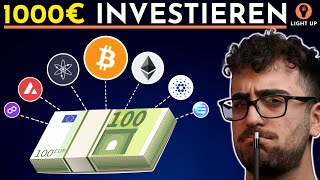 Wie Du 1000€ in Kryptos investierst 2024 [upl. by Ivel]